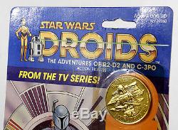 Kenner vintage Star Wars 1985 Droids Boba Fett US card MOC very rare