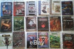 LOT of 98 RPG BOOKS- D&D, Star Wars, LOTR, Marvel, OOP Classic Vintage, LN