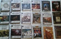 LOT of 98 RPG BOOKS- D&D, Star Wars, LOTR, Marvel, OOP Classic Vintage, LN