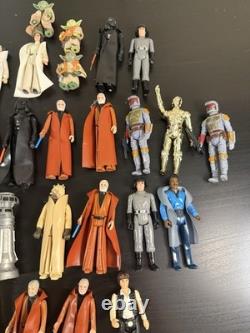 Large Bundle Of 65+ Lose Vintage 1970s & 80s Star Wars Figures + Parts Kenner