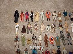 Large Star Wars Figures And Weapons Lot No Repro Original Kenner Vintage
