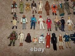 Large Star Wars Figures And Weapons Lot No Repro Original Kenner Vintage