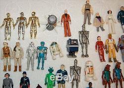Large Vintage Lot Star Wars Figures and Accessories