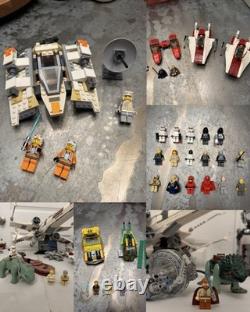 Lego Star Wars Lot Of 31 Minifigures And Ships Vintage