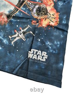 Liquid Blue 1997 Star Wars Full Print Vintage T-shirt Size L