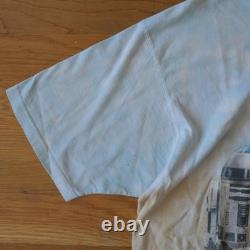 Liquid Blue Star Wars Shirt Men Tan Tie Dye Droid Graphic Vintage XL Smithsonian