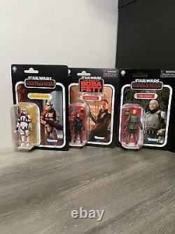 Lot Of 14 Star Wars Vintage Collection Darth Vader, HUNTER, R2-D2, Mace Windu