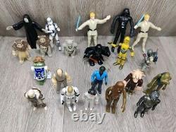 Lot Of 21 Vintage Star Wars Figures 1977 1980 1983 1993 Zuckuss, Dengar And more