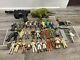 Lot Of 32 Vintage Star Wars Figures Dewback, Han Solo Blaster And Misc Parts