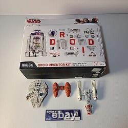 Lot Of 3 Vintage Star Wars Space Ships & Little Bits Droid Inventor Kit