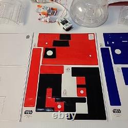 Lot Of 3 Vintage Star Wars Space Ships & Little Bits Droid Inventor Kit