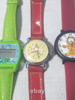 Lot Of Vintage Watches Mary Marvel Smurfs Kermit Star Wars Bradley Timex Swiss