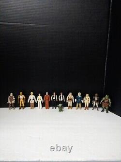 Lot of 13 Vintage Star Wars Action Figures. Nice joints and good paint