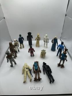 Lot of 15 Star Wars Action Figures Vintage 1980-1983 Kenner Original