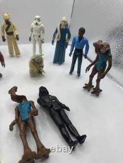 Lot of 15 Star Wars Action Figures Vintage 1980-1983 Kenner Original