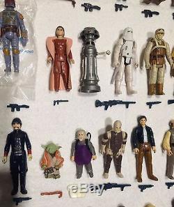 Lot of 82 Vintage Star Wars action figures, Kenner, loose, complete, No Reserve