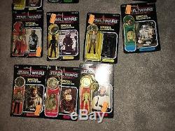 Lot of vintage kenner star wars power of the power figures POTF