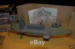 MIB Vintage POTF Kenner Star Wars TATOOINE SKIFF Vehicle Power of the Force Ship