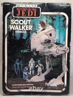 Mint Vintage 1982 Kenner AT-ST Scout Walker Vehicle with Return of the Jedi Box