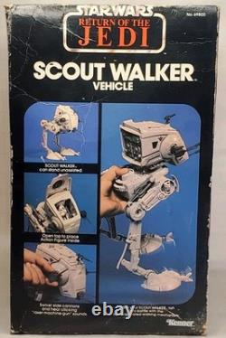 Mint Vintage 1982 Kenner AT-ST Scout Walker Vehicle with Return of the Jedi Box