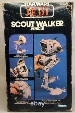 Mint Vintage 1982 Kenner AT-ST Scout Walker Vehicle with Return of the Jedi Box