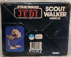 Mint Vintage 1982 Kenner AT-ST Scout Walker Vehicle with Return of the Jedi Box