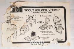 Mint Vintage 1982 Kenner AT-ST Scout Walker Vehicle with Return of the Jedi Box