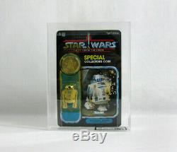 NEW 1985 Vintage Star Wars R2-D2 Pop-up Lightsaber Last 17 POTF UKG 70/85/80