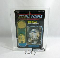 NEW 1985 Vintage Star Wars R2-D2 Pop-up Lightsaber Last 17 POTF UKG 70/85/80