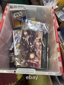 Nice Vintage STAR WARS COLLECTION Very Random YOU GET IT ALL Game Atari Books+++