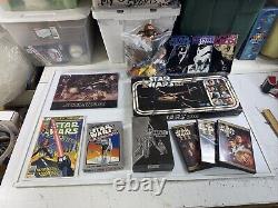 Nice Vintage STAR WARS COLLECTION Very Random YOU GET IT ALL Game Atari Books+++