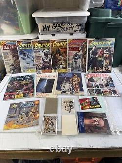 Nice Vintage STAR WARS COLLECTION Very Random YOU GET IT ALL Game Atari Books+++