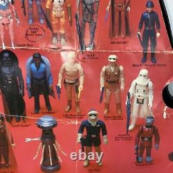 Original 1980 Star Wars Darth Vader Carry Case 22 Vintage Action Figures Yoda