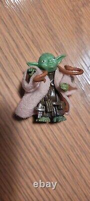 Original Vintage Star Wars YODA 1980 Hong Kong Kenner brown snake dark green