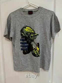 RARE 1996 Star Wars ROTJ'A Jedi's Strength' T-Shirt Youth XL Grey Vintage