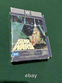 RARE BOX 1982 Vintage Star Wars Beta Betamax Tape CBS Big Box Matching Serial