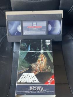 RARE Star Wars VHS 1977 CBS FOX Hi-Fi? Original Slipcase Vintage NOT DVD