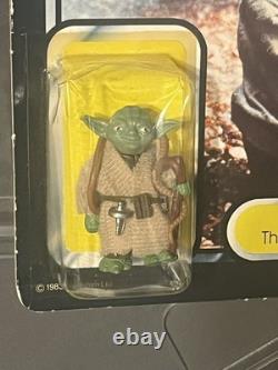 RARE Vintage 1983 STAR WARS Palitoy Brown Snake Yoda TRI-LOGO MOC