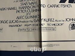 RARE! Vintage Original 1977 STAR WARS IV Movie Poster 27 X 41 Style A US 1S