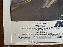 RARE! Vintage Original 1977 STAR WARS IV Movie Poster 30 X 40 Style A