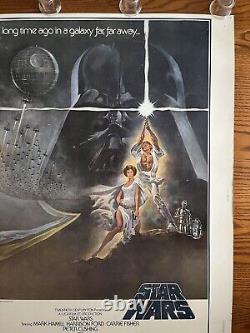 RARE! Vintage Original 1977 STAR WARS IV Movie Poster 30 X 40 Style A