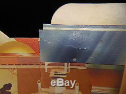RARE vintage Star Wars Creature CANTINA backdrop cardboard playset 1977 SEARS