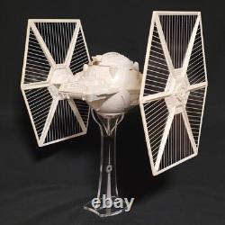 RESTORED! Vintage Star Wars TIE Fighter Fresh stickers, all original parts