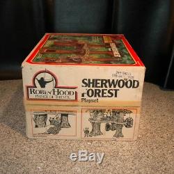 ROBIN HOOD Prince of Thieves SHERWOOD FOREST Vintage Kenner EWOK PLAYSET BOX'91