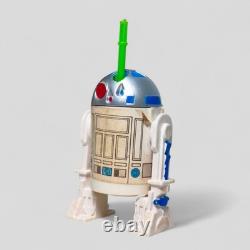 Rare Glasslite R2d2? Original Sticker And Saber Star Wars Vintage Figure