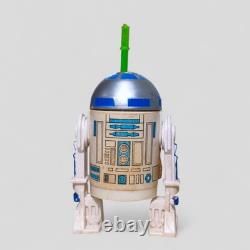 Rare Glasslite R2d2? Original Sticker And Saber Star Wars Vintage Figure