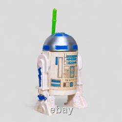 Rare Glasslite R2d2? Original Sticker And Saber Star Wars Vintage Figure