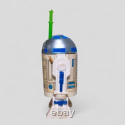 Rare Glasslite R2d2? Original Sticker And Saber Star Wars Vintage Figure