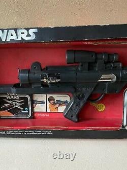 Rare Vintage 1978 Kenner Star Wars 3 Position Laser Rifle Complete In Box 38120