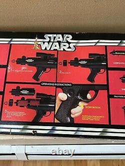 Rare Vintage 1978 Kenner Star Wars 3 Position Laser Rifle Complete In Box 38120